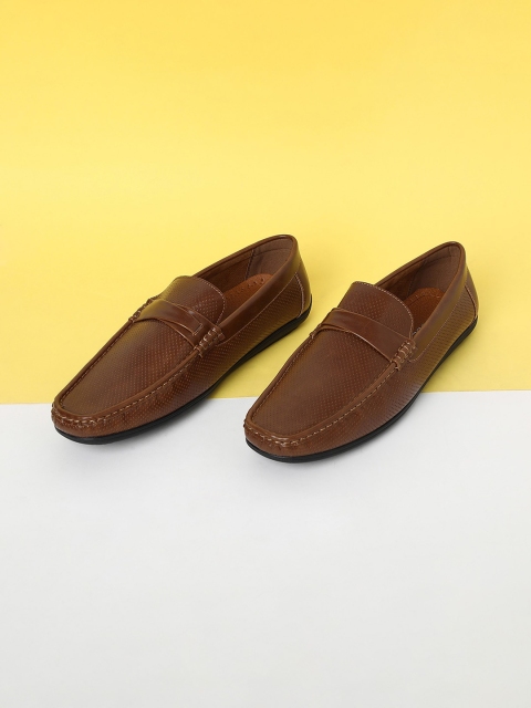 Forca by Lifestyle Men Brown PU Loafers
