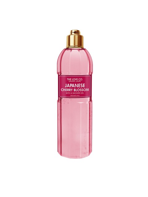 THE LOVE CO. Organic Luxury Japanese Cherry Blossom Bath & Shower Gel - 250 ml, Pink
THE LOVE CO. Organic Luxury Japanese Cherry Blossom Bath & Shower Gel - 250 ml, Pink