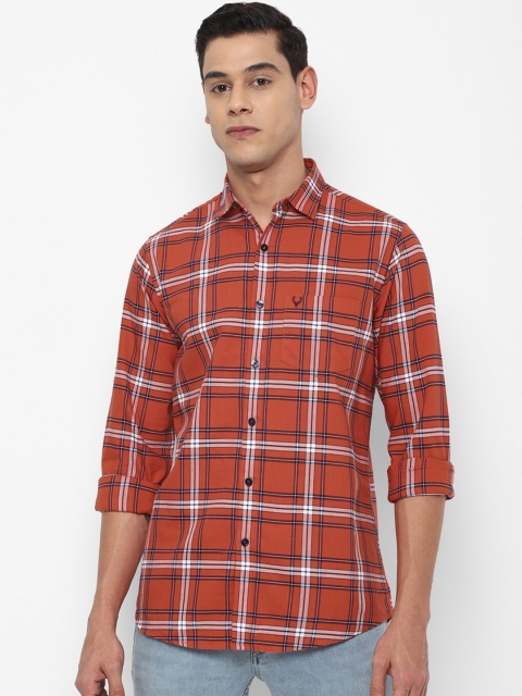 Allen Solly Men Orange & White Slim Fit Tartan Checks Checked Pure Cotton Casual Shirt
Allen Solly Men Orange & White Slim Fit Tartan Checks Checked Pure Cotton Casual Shirt
