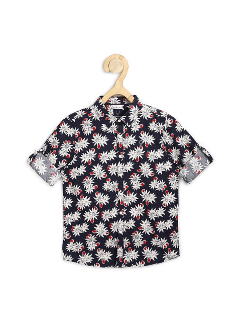 Allen Solly Junior Boys Navy Blue & White Slim Fit Floral Printed Pure Cotton Casual Shirt
Allen Solly Junior Boys Navy Blue & White Slim Fit Floral Printed Pure Cotton Casual Shirt