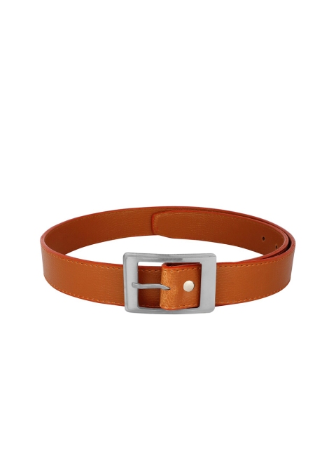 Swiss Design Men Tan Solid Belt