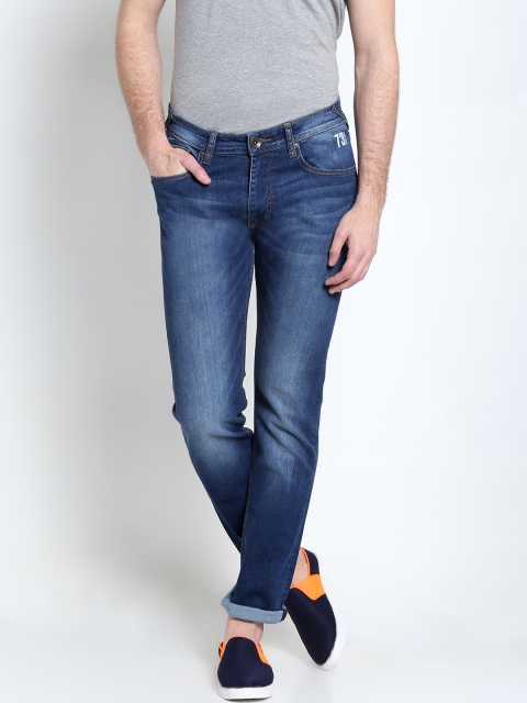 Pepe Jeans Men Blue Slim Fit Low-Rise Clean Look Jeans