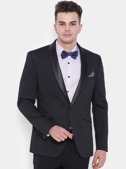 SUITLTD Black Slim Fit Single-Breasted Party Tuxedo