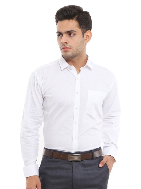 V-Mart Men White Standard Formal Shirt