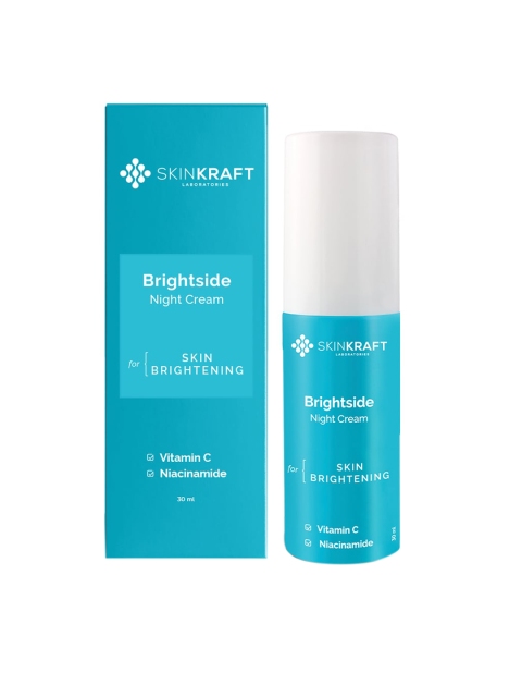 SKINKRAFT BrightSide Night Cream, Customized Night Cream For Skin Brightening & Refines Skin Texture, Off white
SKINKRAFT BrightSide Night Cream, Customized Night Cream For Skin Brightening & Refines Skin Texture, Off white