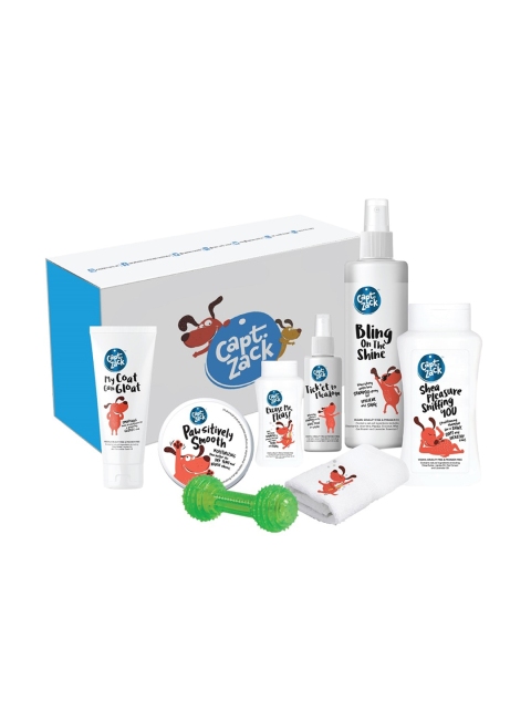 Captain Zack Dog The Poodle Groom Box Ultimate 8-in-1 Head-to-Paw Groom-Kit, White
Captain Zack Dog The Poodle Groom Box Ultimate 8-in-1 Head-to-Paw Groom-Kit, White
