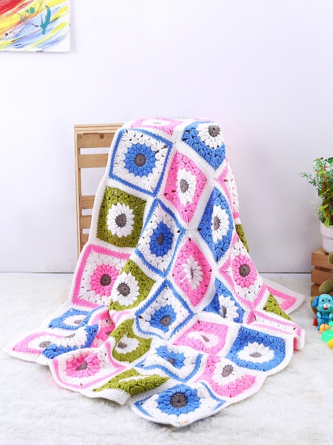 Magic Needles Infants Blue & Pink Floral Handmade 1000 GSM Wool AC Room Single Bed Blanket
Magic Needles Infants Blue & Pink Floral Handmade 1000 GSM Wool AC Room Single Bed Blanket