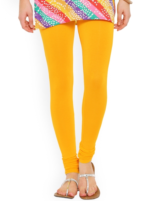 De Moza Yellow Churidar Leggings