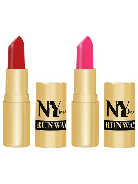 NY Bae Set of 2 Runway Argan Oil Matte Lipstick - Designer Spotlight 2 & Highlights 3, Pink
NY Bae Set of 2 Runway Argan Oil Matte Lipstick - Designer Spotlight 2 & Highlights 3, Pink