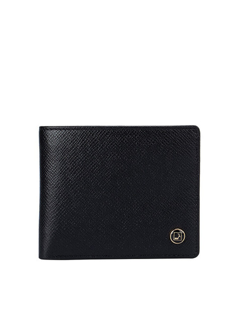 Da Milano Men Black Textured Leather Two Fold Wallet
Da Milano Men Black Textured Leather Two Fold Wallet