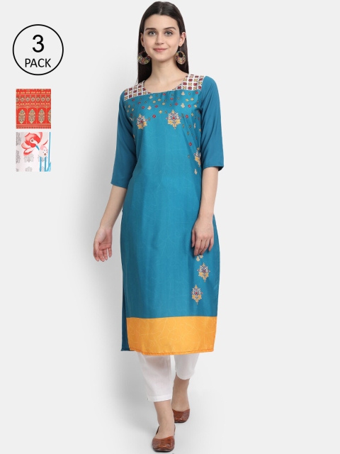 Ethnic basket Women Multicoloured Ethnic Motifs Printed Thread Work Crepe Kurta, Multi
Ethnic basket Women Multicoloured Ethnic Motifs Printed Thread Work Crepe Kurta, Multi