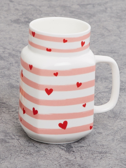 Home Centre Pink & White Hand Painted Printed Bone China Glossy Mugs Set of Cups and Mugs
Home Centre Pink & White Hand Painted Printed Bone China Glossy Mugs Set of Cups and Mugs