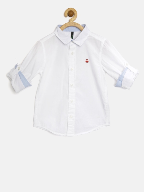 United Colors of Benetton Boys White Shirt