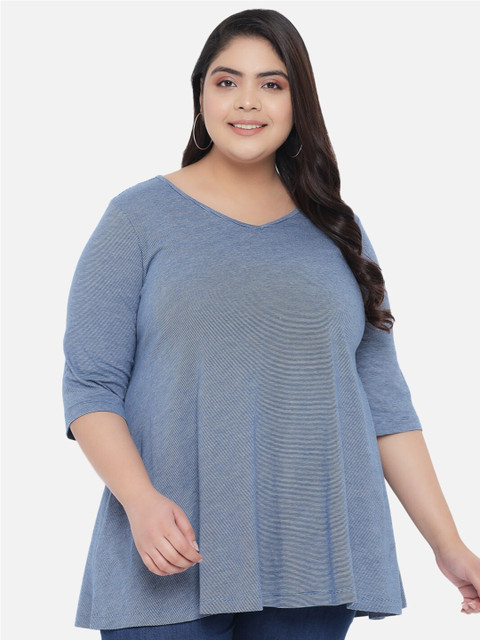 Amydus Women Blue V-Neck Solid T-shirt
Amydus Women Blue V-Neck Solid T-shirt