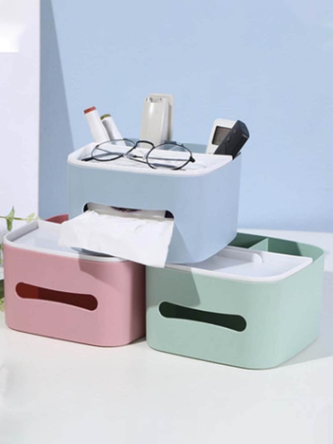 MARKET99 Pink Wooden Drawer Organiser