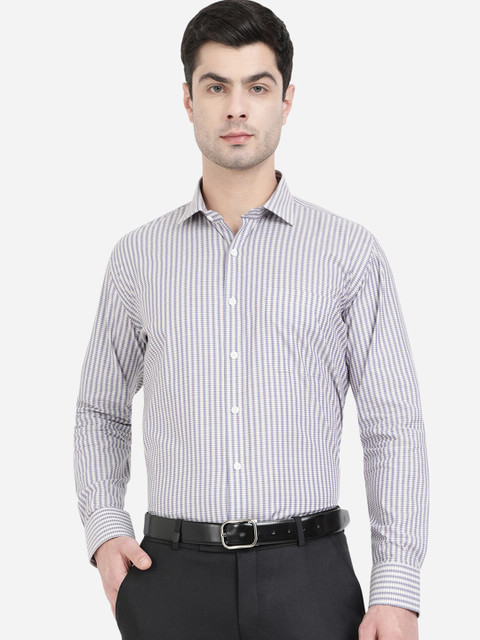 JADE BLUE Men Grey Striped Formal Shirt
JADE BLUE Men Grey Striped Formal Shirt