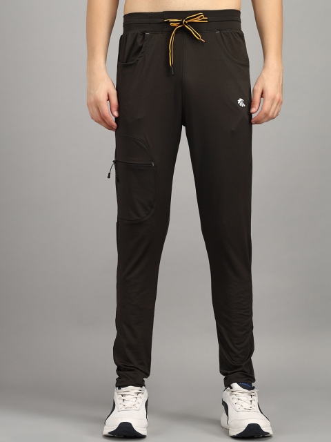 Gallus Men Olive-Green Solid Track Pants