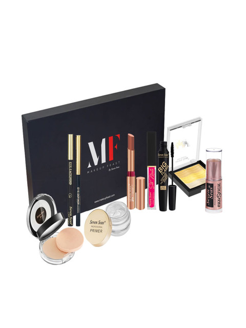 Seven Seas Set of 9 Makeup Feast Professional Face Makeup Combo, Multi
Seven Seas Set of 9 Makeup Feast Professional Face Makeup Combo, Multi