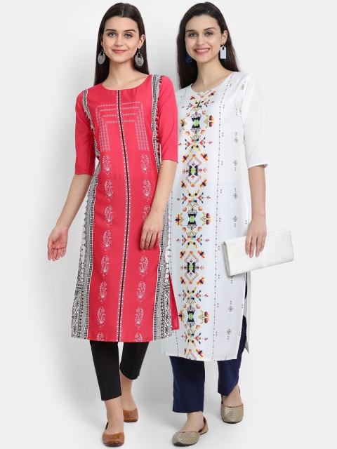 Ethnic basket Women Multicoloured Ethnic Motifs Printed Thread Work Crepe Kurta, Multi
Ethnic basket Women Multicoloured Ethnic Motifs Printed Thread Work Crepe Kurta, Multi