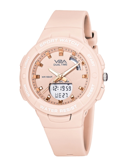 V2A Women Pink Embellished Dial & Pink Straps Water-Resistant Digital Watch V2A-OT-1836
V2A Women Pink Embellished Dial & Pink Straps Water-Resistant Digital Watch V2A-OT-1836