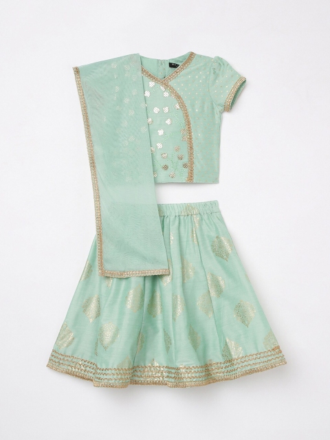 Melange by Lifestyle Girls Green Embroidered Ready to Wear Lehenga & Blouse With Dupatta
Melange by Lifestyle Girls Green Embroidered Ready to Wear Lehenga & Blouse With Dupatta