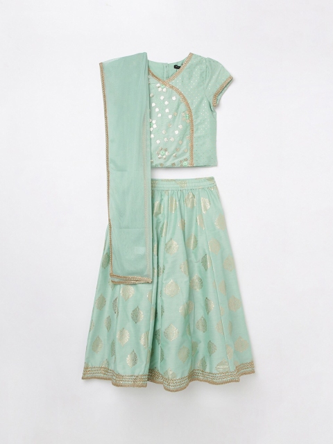 Melange by Lifestyle Girls Green Printed Ready to Wear Lehenga & Blouse With Dupatta
Melange by Lifestyle Girls Green Printed Ready to Wear Lehenga & Blouse With Dupatta
