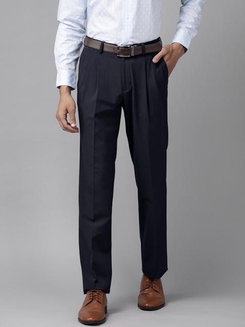 Blackberrys Men Navy Blue B-88P Regular Fit Solid Pleated Formal Trousers
Blackberrys Men Navy Blue B-88P Regular Fit Solid Pleated Formal Trousers