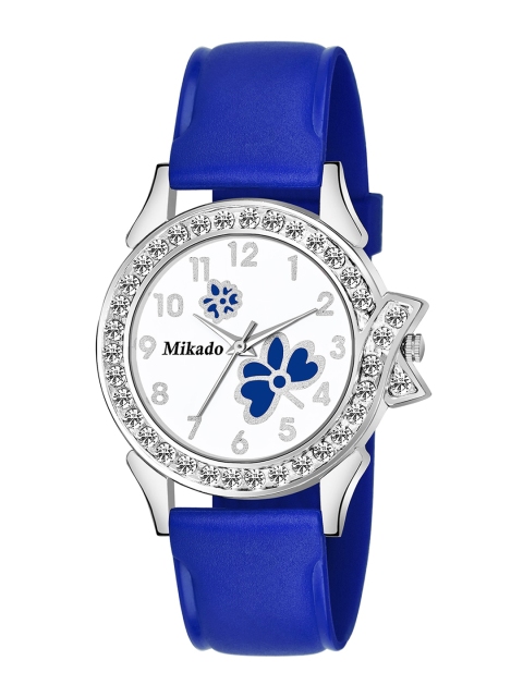 Mikado Women Multicoloured Brass Embellished Dial & Blue Leather Wrap Around Straps Analogue Watch AA 1224
Mikado Women Multicoloured Brass Embellished Dial & Blue Leather Wrap Around Straps Analogue Watch AA 1224
