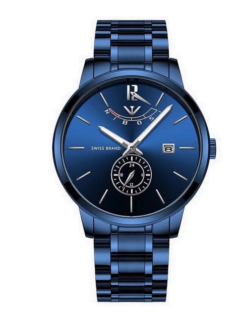 Nibosi Men Blue Printed Dial & Blue Stainless Steel Bracelet Style Straps Analogue Watch NB-2318-Blue-Blue
Nibosi Men Blue Printed Dial & Blue Stainless Steel Bracelet Style Straps Analogue Watch NB-2318-Blue-Blue