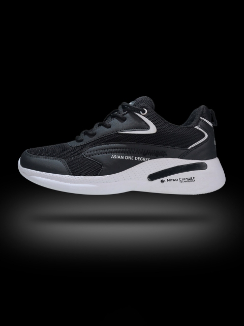ASIAN Men Black Mesh Blade-11Running Shoes
