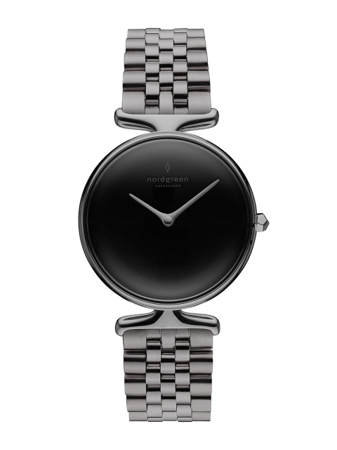 Nordgreen Women Black Mother of Pearl Dial & Gunmetal Toned Stainless Steel Straps Analogue Watch
Nordgreen Women Black Mother of Pearl Dial & Gunmetal Toned Stainless Steel Straps Analogue Watch