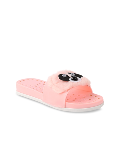 Try Me Women Pink Ethnic Open Toe Flats