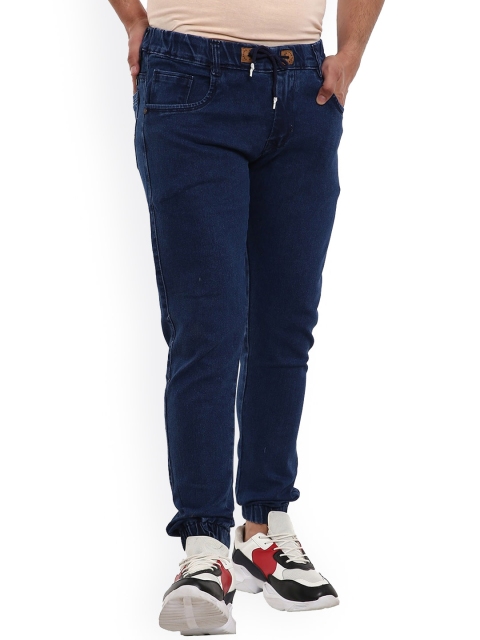 V-Mart Men Blue Classic Low Distress Jeans