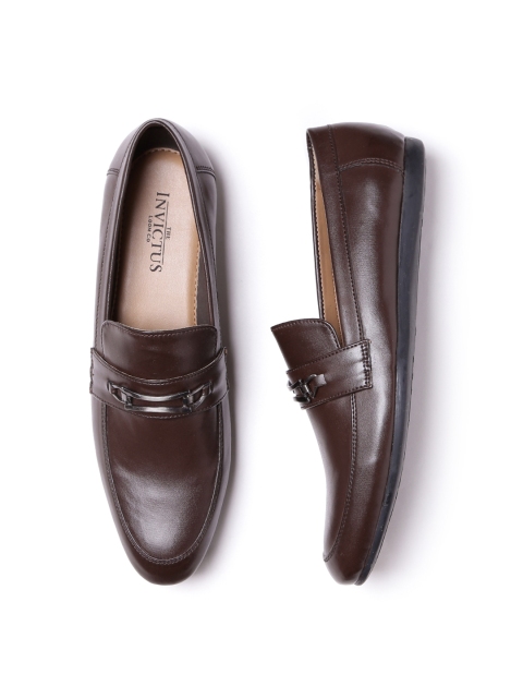 INVICTUS Men Brown Semiformal Slip-Ons
