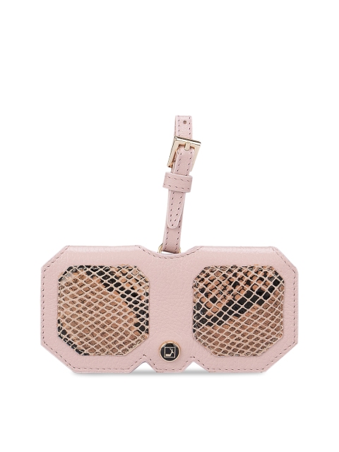 Da Milano Women Beige & Pink Sunglasses Case