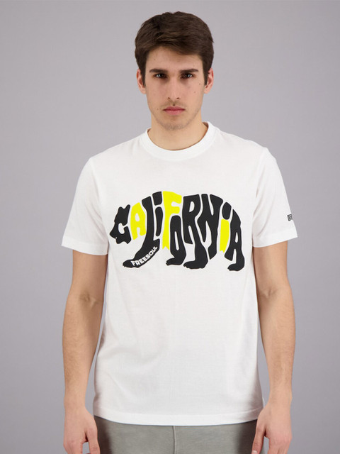 FREESOUL Men White Printed T-shirt
FREESOUL Men White Printed T-shirt