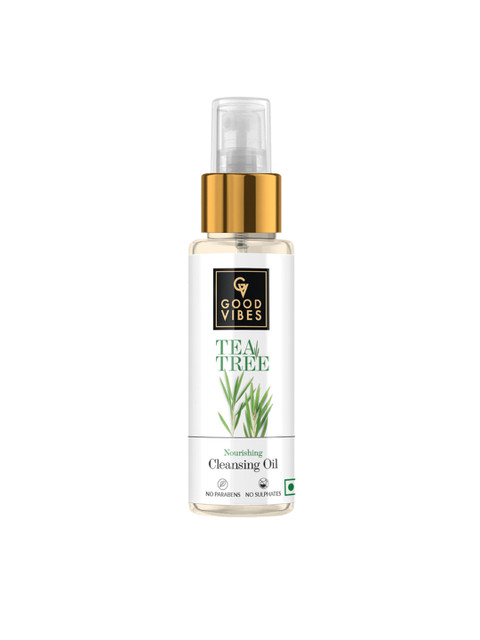 Good Vibes Tea Tree Nourishing Cleansing Oil - 30 ml, White
Good Vibes Tea Tree Nourishing Cleansing Oil - 30 ml, White