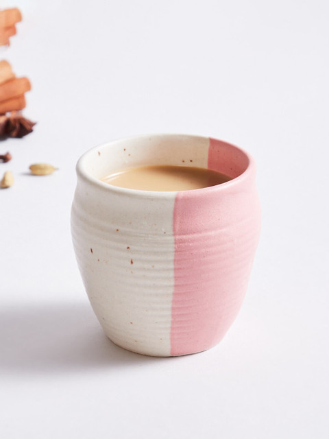 Home Centre Pink & White Solid Stoneware Matte Kulladh
Home Centre Pink & White Solid Stoneware Matte Kulladh