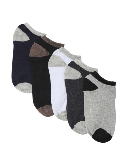 Bunnywave Unisex Pack of 5 Assorted Ankle Length Socks