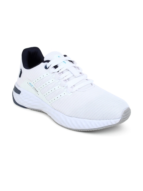 Champs Men White Mesh Running Non-Marking Shoes