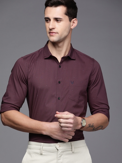 Allen Solly Men Wine-coloured Modern Slim Fit Printed Semiformal Shirt, Burgundy
Allen Solly Men Wine-coloured Modern Slim Fit Printed Semiformal Shirt, Burgundy