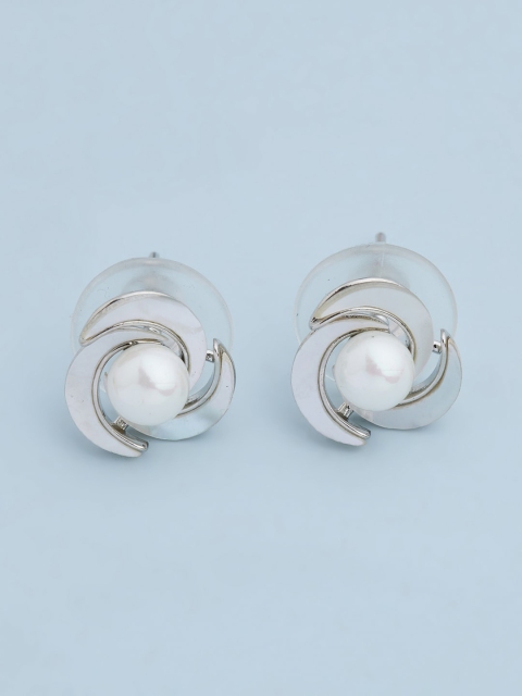 Kushal's Fashion Jewellery White & Silver-Toned Rhodium Plated Floral Studs Earrings
Kushal's Fashion Jewellery White & Silver-Toned Rhodium Plated Floral Studs Earrings