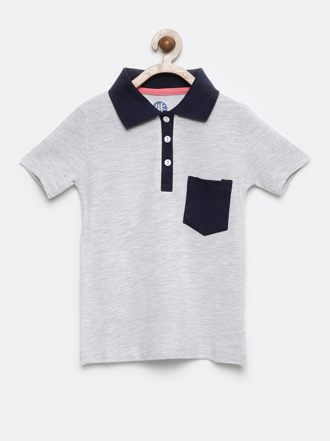 YK Girls Grey Polo Collar T-shirt
YK Girls Grey Polo Collar T-shirt