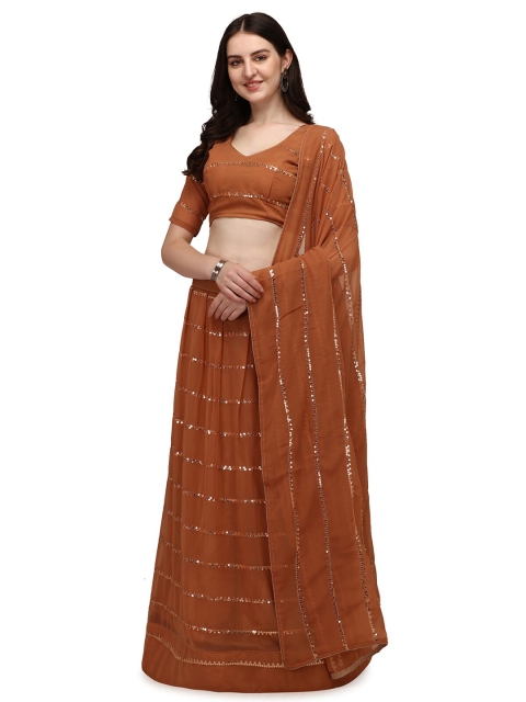 Pratham Blue Orange Embroidered Sequinned Semi-Stitched Lehenga & Unstitched Blouse With Dupatta
Pratham Blue Orange Embroidered Sequinned Semi-Stitched Lehenga & Unstitched Blouse With Dupatta