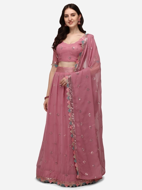 Pratham Blue Pink Embroidered Sequinned Semi-Stitched Lehenga & Unstitched Blouse With Dupatta
Pratham Blue Pink Embroidered Sequinned Semi-Stitched Lehenga & Unstitched Blouse With Dupatta