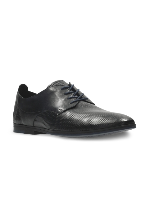 Clarks Men Black Formal Leather Derbys
