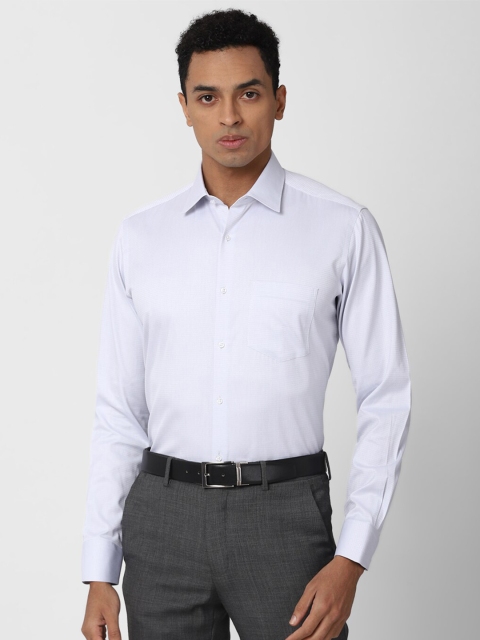 Van Heusen Men White Cotton Formal Shirt