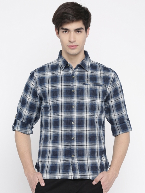 Wildcraft Men Navy & Grey Comfort Fit Checked Casual Heavy Enzye Fs Shirt, Navy blue
Wildcraft Men Navy & Grey Comfort Fit Checked Casual Heavy Enzye Fs Shirt, Navy blue
