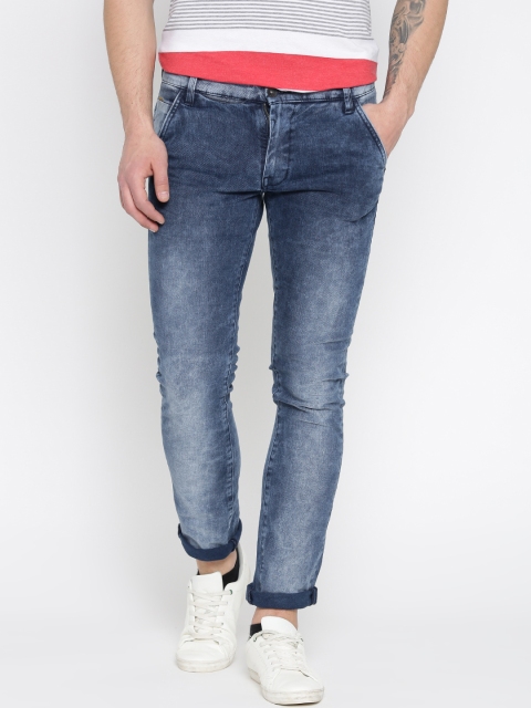United Colors of Benetton Men Blue Skinny Stretchable Jeans