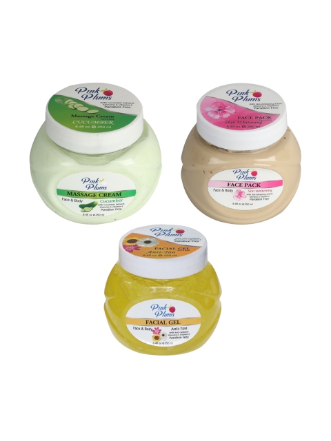 Pink Plums Cucumber Massage Cream - Skin Whitening Face Pack - Anti Tan Facial Gel, Green
Pink Plums Cucumber Massage Cream - Skin Whitening Face Pack - Anti Tan Facial Gel, Green